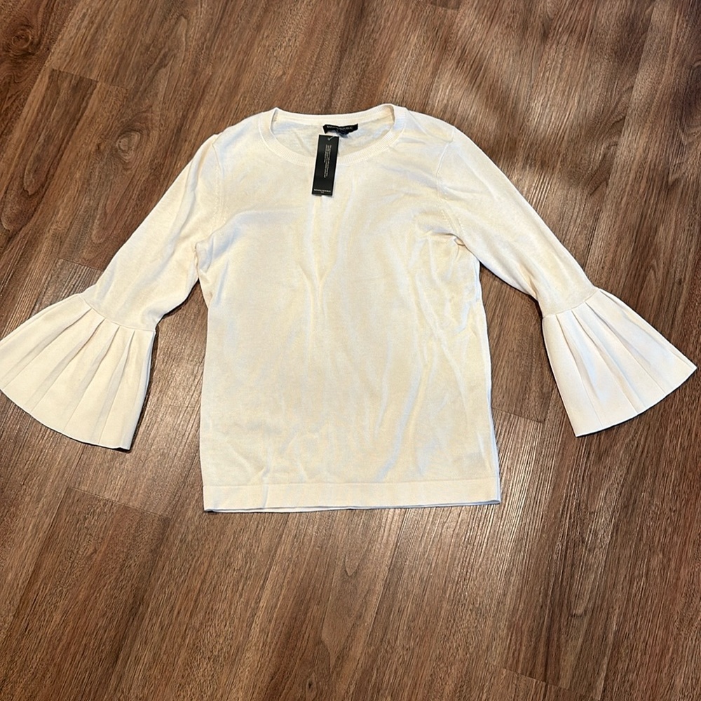 Banana Republic Cream Dress Blouse- Size Small